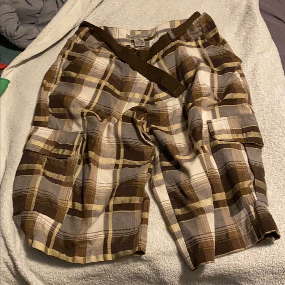 Plaid shorts
